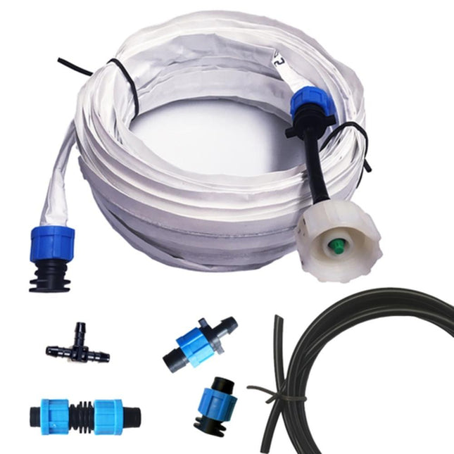 EasySoak for Two 4' x 8' Beds Kit - Full Garden Hose System for Easy Watering-1