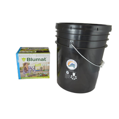 Blumat Economy Gravity Kit w/ 5-Gallon Reservoir - Automatic Irrigation System for Up to 12 Plants