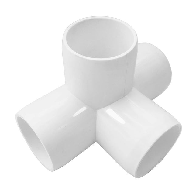 Buildable PVC 3/4" 4-Way Elbow-1