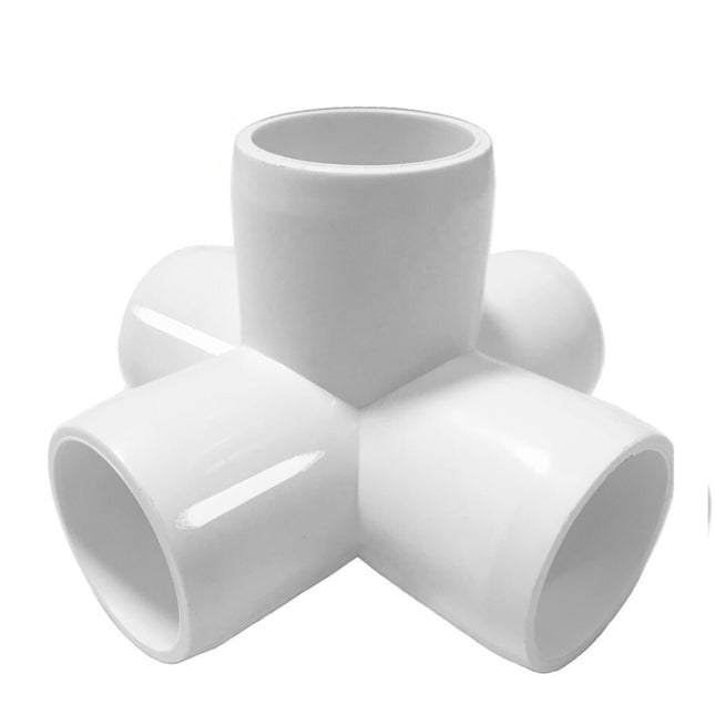 Buildable PVC 1" 5-Way Elbow-1