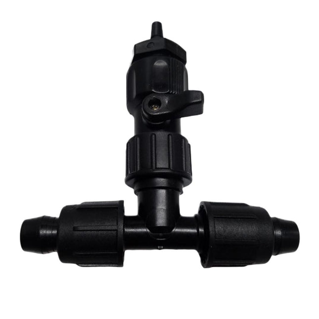 1/2" Perma-Loc x 1/2" Perma-Loc x 8mm Tee w/ Valve-1