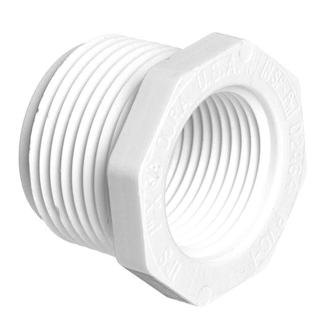 PVC 1" MPT x 1/2" FPT Reducer Bushing-1