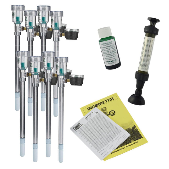 Eight Irrometer Low Tension (LT) Models, 12" and Pump Kit-1