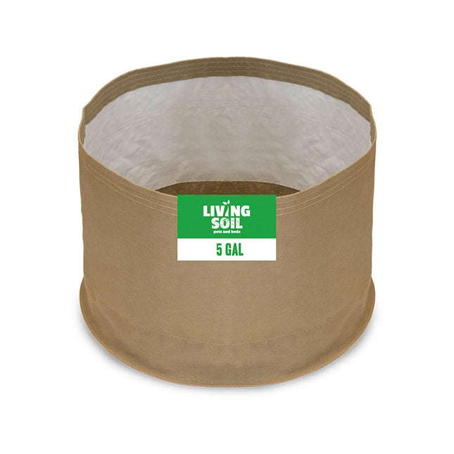 5 Gallon Living Soil Pot - 5 Pack-1